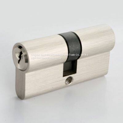 anti-theft rust-proof double open euro profile brass lock cylinder