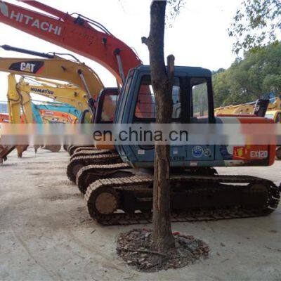 High quality hitachi ex120 ex120-5 ex120-3 used digger manual system excavator