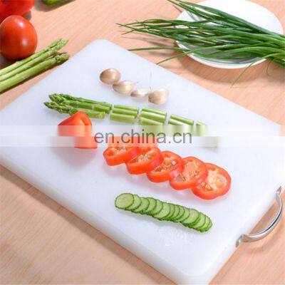 Multifunctional Square Round Tube Handle PE Kitchen Bulk Cutting Boards Plastic Cutting Board Round