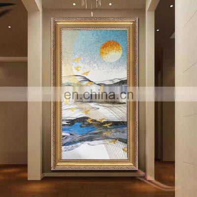 Flower Mexican Mosaic Tile Mural,ceramic Tile Molds Glass Tile Mosaic Mural