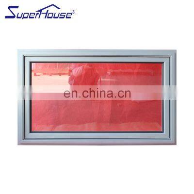 Australia Aluminium Alloy Aluminum Awning Windows Waterproof Double Tempered Glass Restaurant Awning Window photo-3