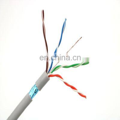 Customized Conductor Color 300M 305M 500M 4 Pairs PVC Jacket Cat5 Cat5e FTP Network Cable Indoor photo-2