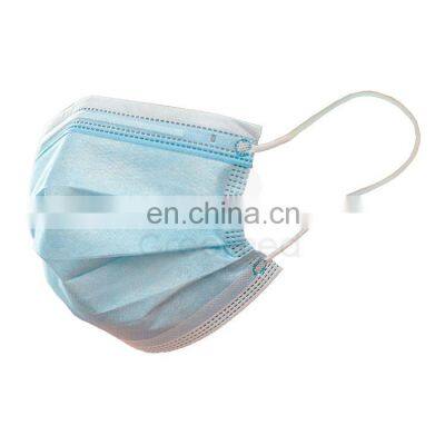 In stock 50pcs nonwoven face mask 3 ply surgical medical mask