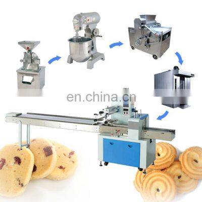 Fully automatic chocolate drop chips cookie biscuit making machine