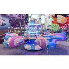 Guangdong Zhongshan Tai Le Play Children's Indoor and Outdoor Inspection Free Waterproof Lifting Aircraft 6-seat Amusement Equipment Mini Lifting Aircraft photo-3