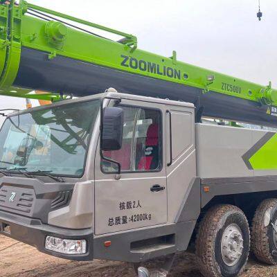 USED 50ton ZOOMLION ZTC500V Truck Crane FOR SALE photo-2