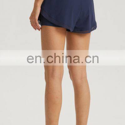 Ins Hot Sexy Quick Dry 2 In 1 Pocket Gym Fitness Yoga Shorts Casual Workout Running Walking Sports Wear Clothing For Women photo-3
