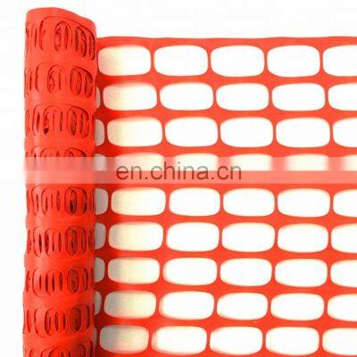 Cheaper 50mx1m Orange Safety Barrier Fence Plastic Mesh Roll For Building