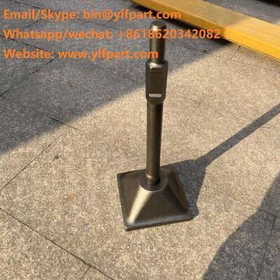 30*400 mm 40CR Steel Material Hex Shank Plate Tamper Compactor