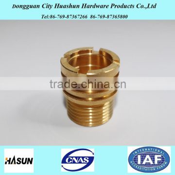 Precision Round BrassThread Insert For Plastic