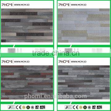Artificial Stone Flexible Modified Clay Material Breathability Durability Decorative Solid Surface Wall Cladding photo-5