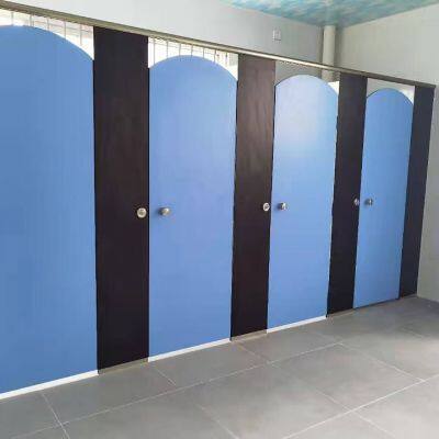 New Design Commercial Shower Partitions Restroom Partition Toilet Cubicles Stalls HPL Panel Toilet Wall Partition