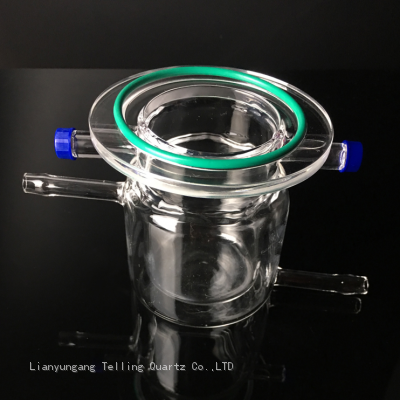 Manufacturers Direct Quartz Photocatalytic Reactor Custom Quartz Instrument