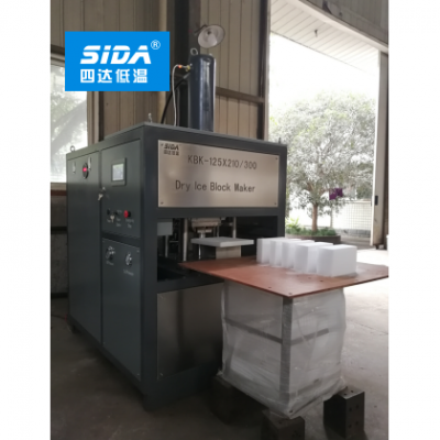 Medium dry ice block maker machine 300-400kg/h