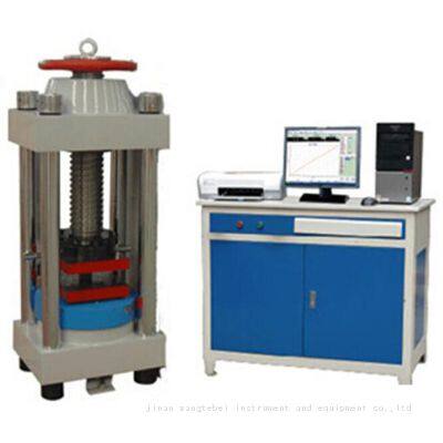 YAW-2000KN computer control hydraulic concrete and cement compressive strength testing equipment