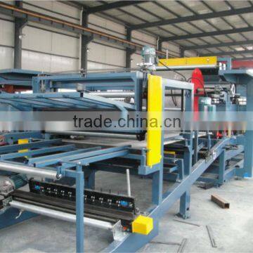 Rock wool sandwich panel production line