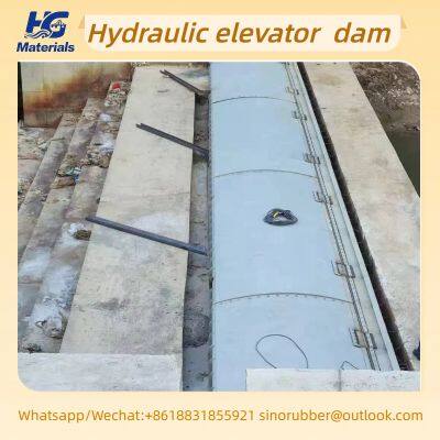 Hydraulic elevator dam, sewage treatment bottom shaft, hydraulic steel dam gate hinge, dam gate, landscape hydraulic gate, reservoir flap gate
