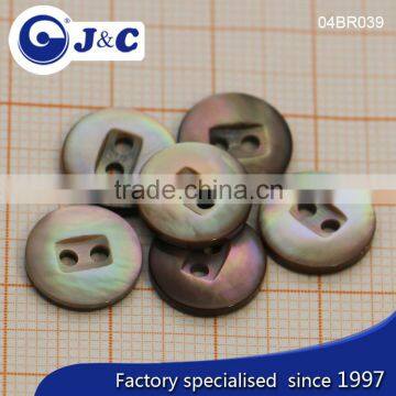J&C Brown MOP Shell Buttons,pearl Shell Buttons for Fashion Shirt.BR038,,BR039 photo-3
