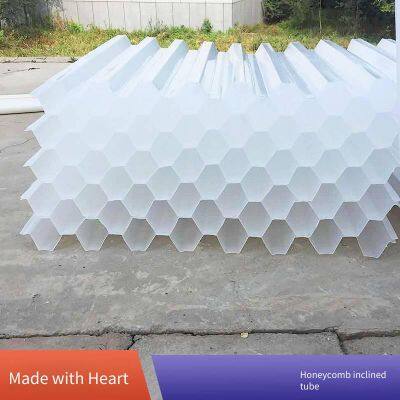 ethylene-propylene copolymer polypropylene pp, fiberglass reinforced plastic, inclined tube packing, hexagonal sheet, special for sedimentation tank