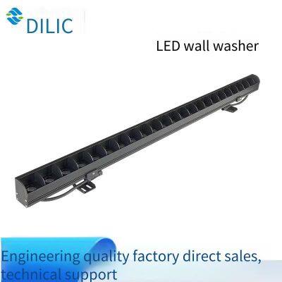 24w Led Outdoor Grille Anti-glare Wall Washer Lights, Single-color Constant-on, Single-color With Controller, Full-color With Controller Wall Washer Lights photo-2