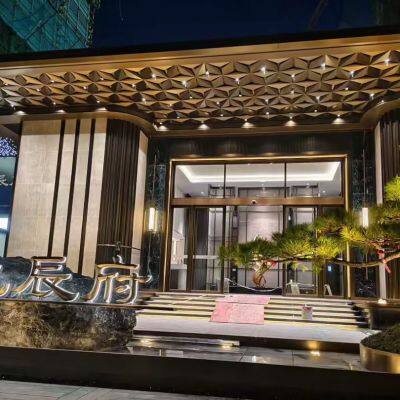 Curtain Wall Aluminum Single Plate Punching Carving Exterior Wall Fluorocarbon Paint Ceiling Decoration Manufacturer Custom Modeling