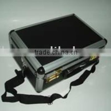 Black Aluminum Case with Strap