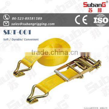 customized polyester belt ratchet tie dowm