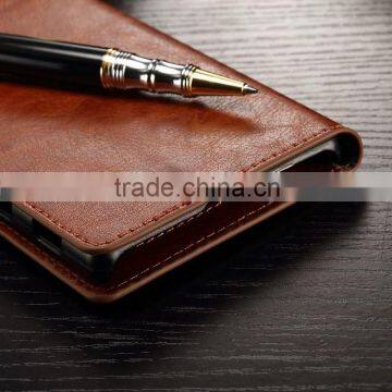Factory Flip Cover For Sony Xperia E4G Z4 Z5 Z5 Premium Case Wallet Cover For Sony Z5 Plus Leather With Card Holder