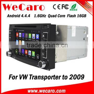 Wecaro WC-VU7006 Android 4.4.4 car dvd player quad core for vw transporter t5 car dvd cd player stereo tv tuner