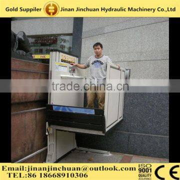 residential vertical handicap stair hydraulic wheelchair platform lift price for disabled lift people elevator