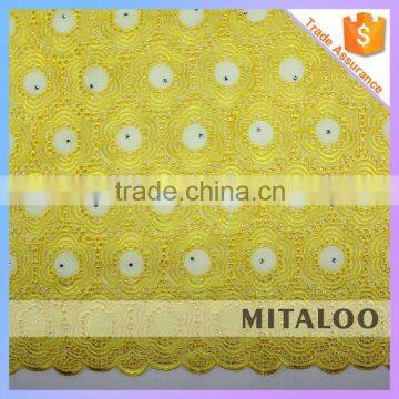 Mitaloo MSL0387 Nigerian Wholesale Organic Cotton Lace Fabric in Apparel