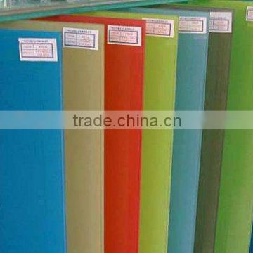 Color glazing tempered glass