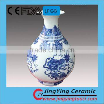 Jingdezhen suppliers porcelain vase with good quality