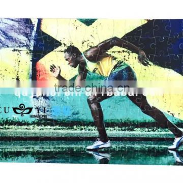 2015 Newest Wholesale personalized A4 blank sublimation puzzle