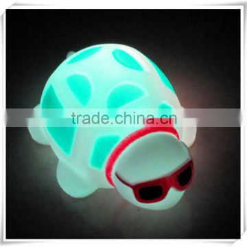 New design cheap custom creative personality tortoise flashing toy