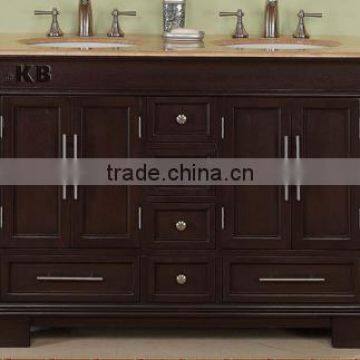 The latest design waterproof wooden bathroom vanity cabinet (YSG-120)