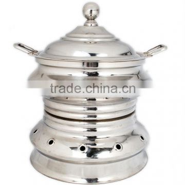 Steel Cheffing Dish, Wedding & Party utensils, food serving dish, hot keeping dish, Catering item, Hotel & Restaurant utensils