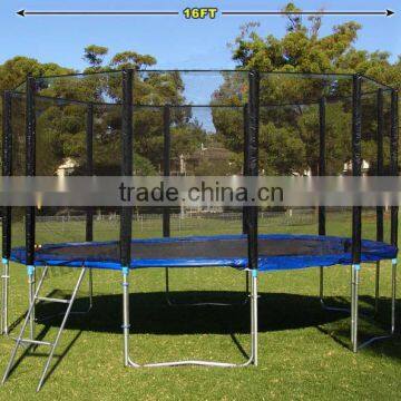 16ft big trampoline with safety net for kids and adults