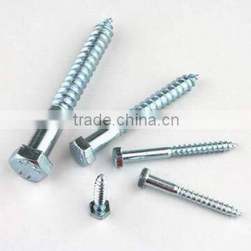 steel hexagon head coach screw