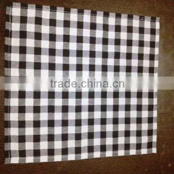 High Quality cotton Checkerd color woven flannel cleaning cloth duster cloth Table Cloth Dish Towel Hand Towel wholesale