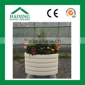 plastic wood flowerbeds in garden&park