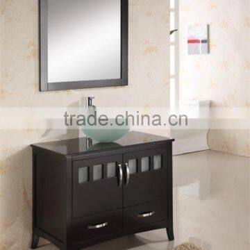 Glass Vanity Top Bathroom Cabinet WJB020