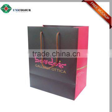 Hot sale kraft paper bags optical design with custon logo