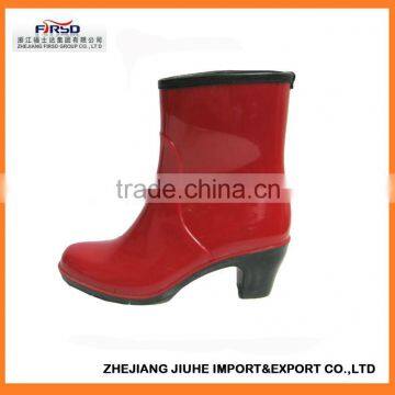 High Heel Rain Boot for Women