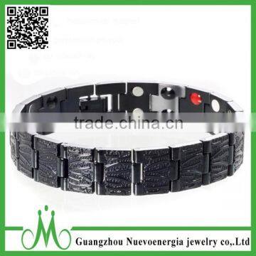 Stainless Steel Balance Bracelet 4in 1 Magnetic Bracelets Men's bracelet