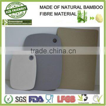 green bamboo fibre natural biodegradable cutting board for fruit meat made of bamboo fibre