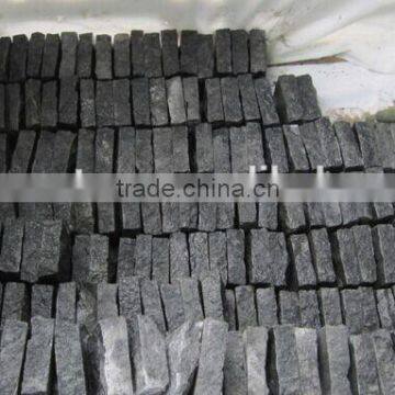 Black g684 basalt pavers, g684 cube stones