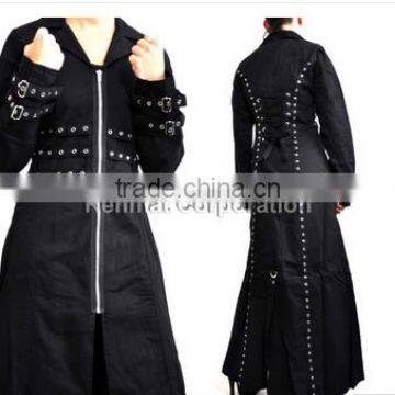 Gothic tripp nyc coat with eyelets