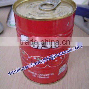 400g BAIHE canned tomato paste with brix 28-30%