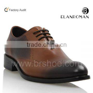 Hot selling pointed toe leather men dress shoes